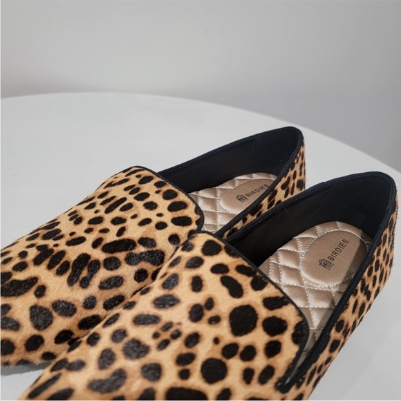 Birdies Starling Cheetah Calf Hair
Loafer Flat Smoking Slippers Size 7 - Picture 4 of 9